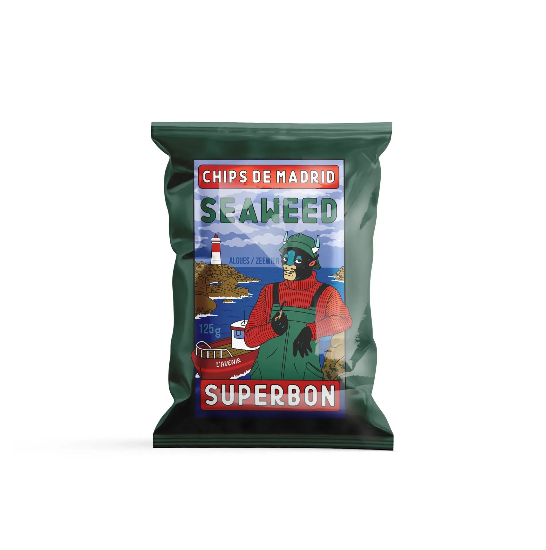 [636] SUPERBON - Chips met Zeewier 125g