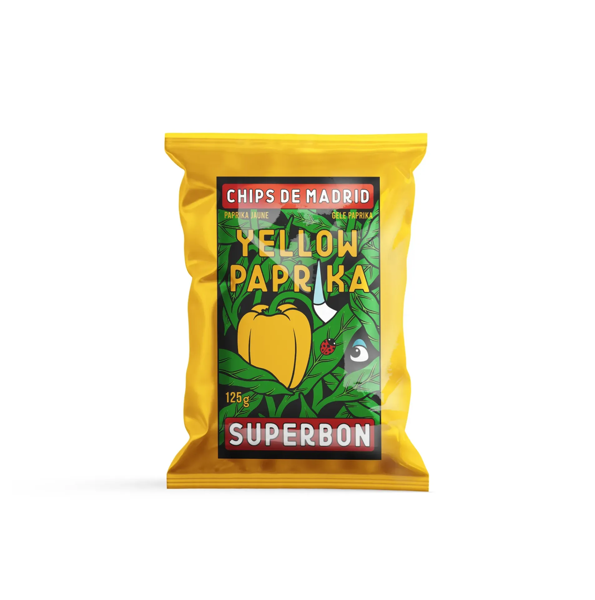 SUPERBON - Chips Paprika jaune 125g