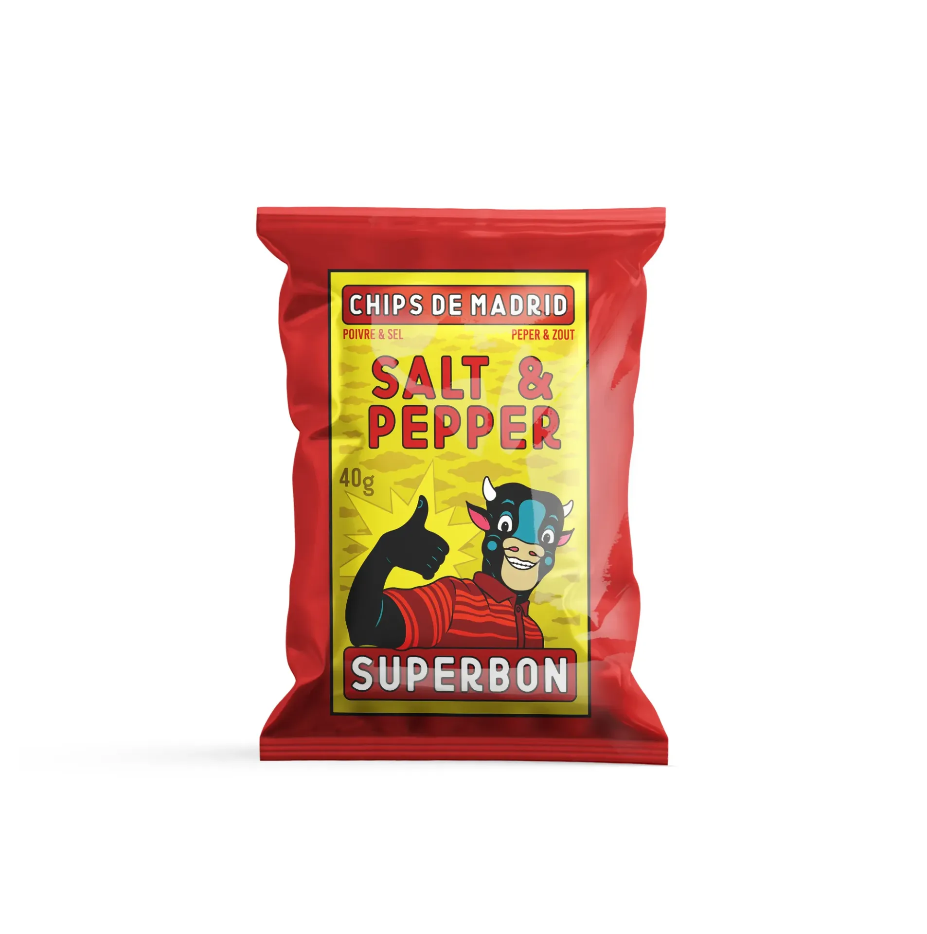 [926] SUPERBON - Chips Zout & Peper 40g