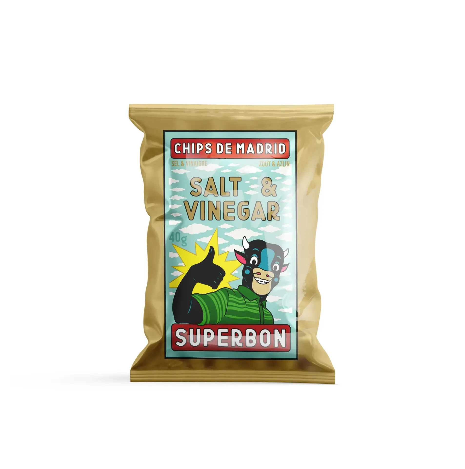 [971] SUPERBON - Chips salt & vinegar  (40g)